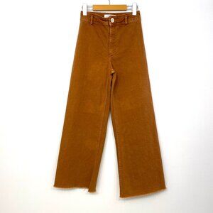ZARA Women’s Marine Straight Wide Leg Pants - Rust / Burnt Orange – Size 2